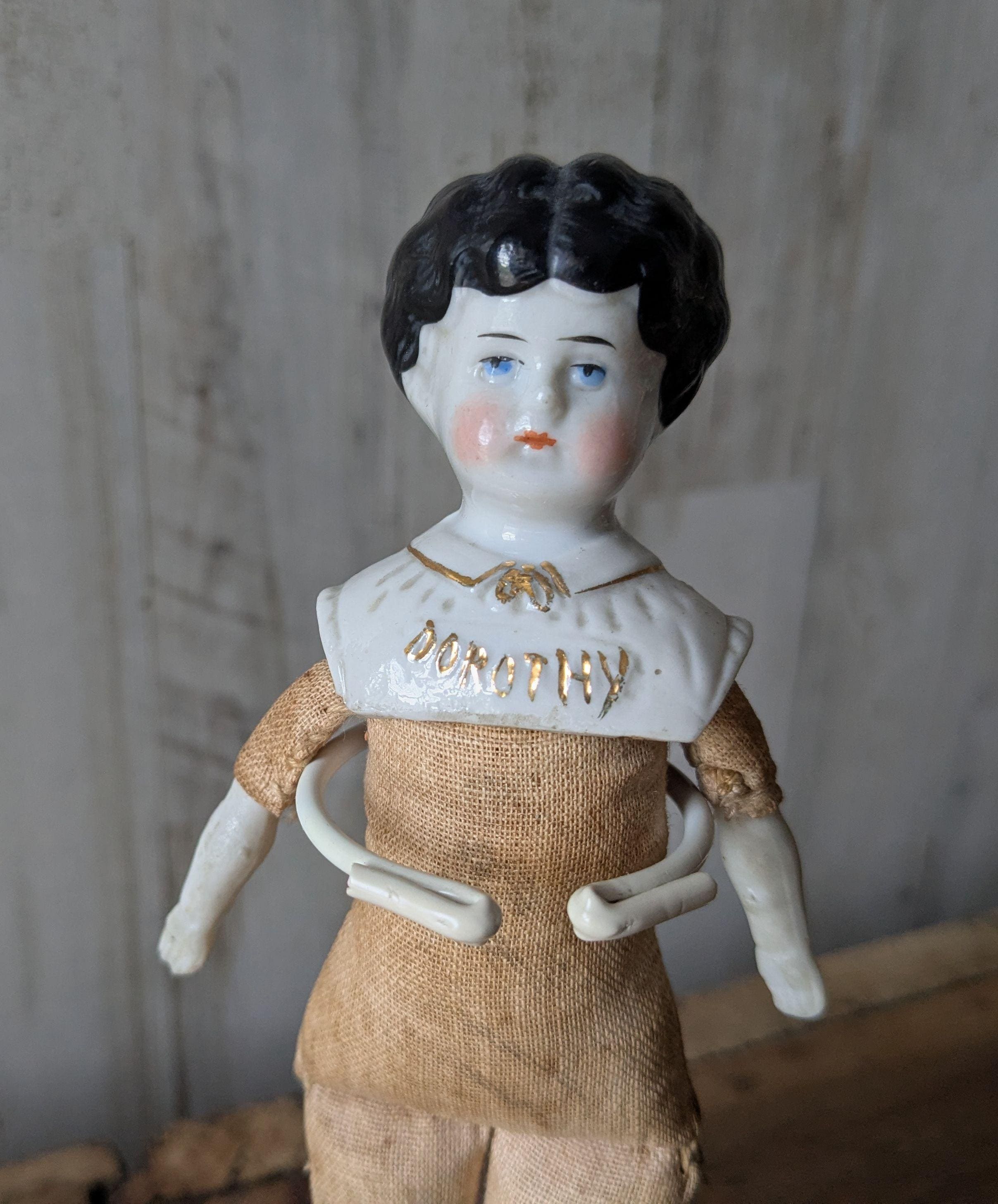 Vintage German China Head Doll - Etsy