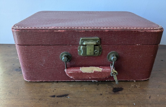 Neceser de viaje vintage maleta pequena con llave de Du Barry Richard Hudnut Etsy Mexico