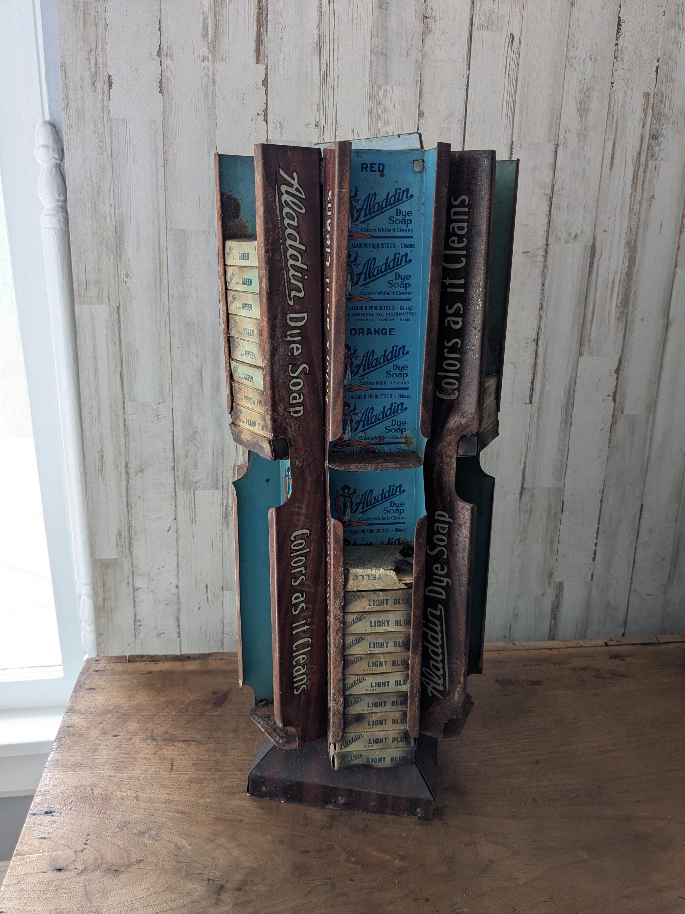Vintage Metal Store Display Stand - Etsy