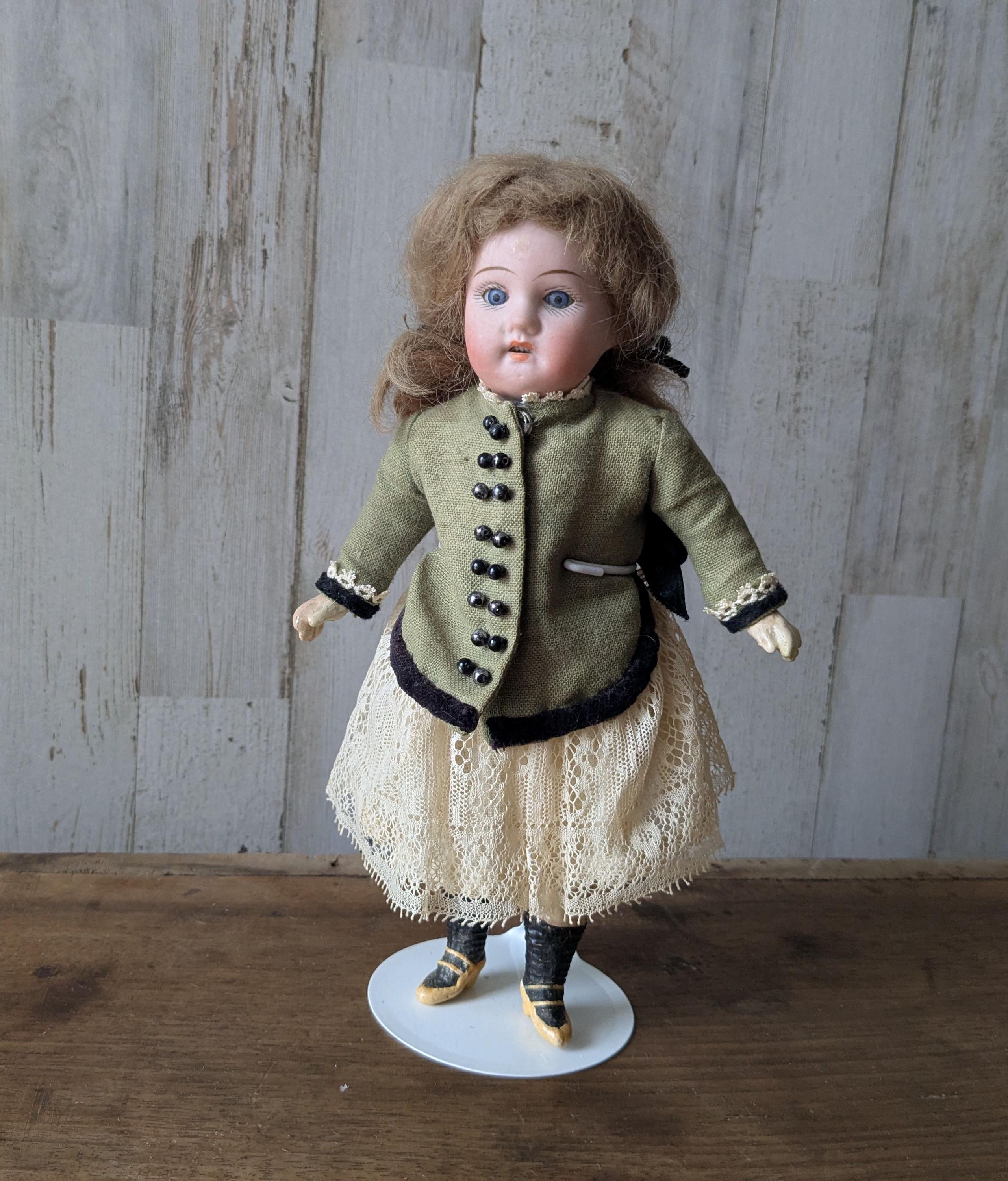 Antique paper mache doll - Etsy 日本