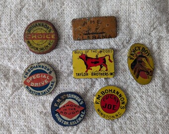 C1900-20s Sweet S.T. Chewing Tobacco Tin Litho Tobacco Tag, Antique Tobacco  Tin, Smoke Shop Decor