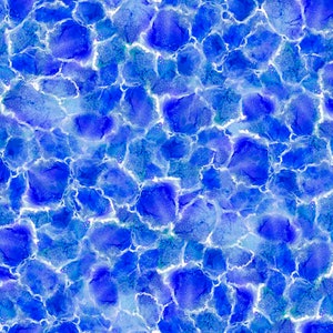 Turtle Odessy, by Carol Cavalaris for QT Fabrics, Water Texture, Style # : 29435 -Y