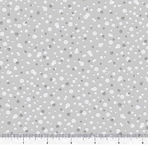 Winter Solstice, Gray Dots, 29691 K, Quilting Treasures