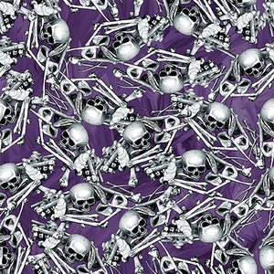 Halloween Countdown w/Glow in the Dark Skeletons, 2251G, Blank Quilting