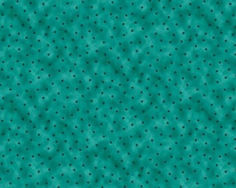 Abra-CAT-dabra, Quilting Treasures, 29669Q, Halloween Dot Aqua, ©Gina Jane Lee
