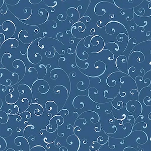 Winter Solstice, Navy Blue Scroll, 29689 W,  Quilting Treasures, Winter Quilt