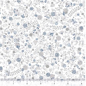 Winter Solstice, White Flora, 29060Z, Quilting Treasures, Winter Quilt