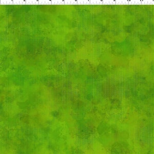 In The Beginning Tyger - Green Dit Dot Evolution (1DDE-22), Marmorerat tyg, 1/2 yard