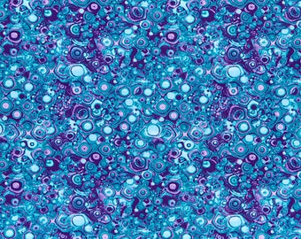 Purple Teal Fabric | Etsy