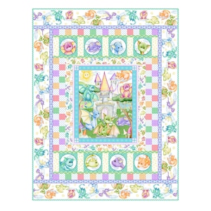 Dragon Friends - In the Beginning Fabrics - Jason Yenter - Quilt Kit - 70 1/2&quot; x 92 1/2&quot; PREORDER