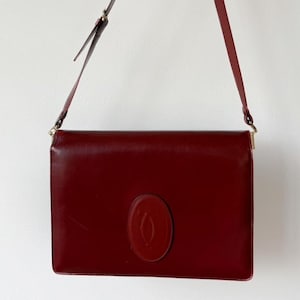 CARTIER Purse, Cartier Black Leather Purse, Cartier Tricolor