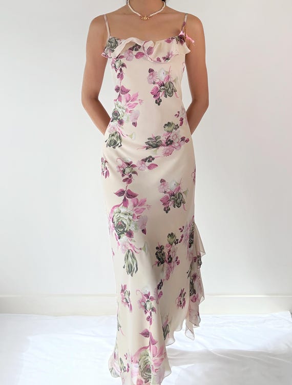 bias cut summer dresses Contrast Guipure Lace Bias Cut Dress,Valentine's Day Outfit,Spring/Summer
