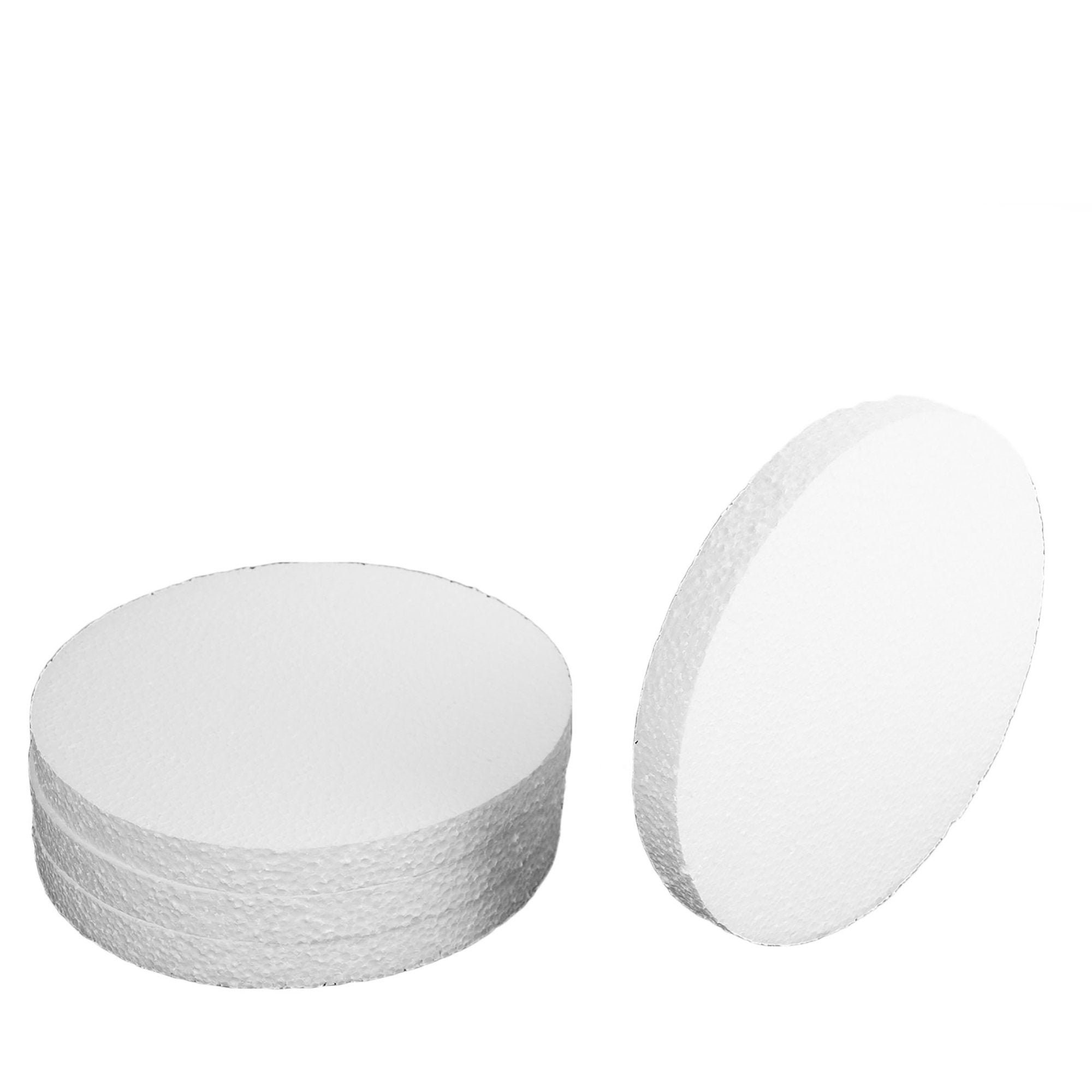 Craft Foam Disc Circle - Smooth Styrofoam Polystyrene Foam Disc for Any  Craft and DIY Project - 12 Pack