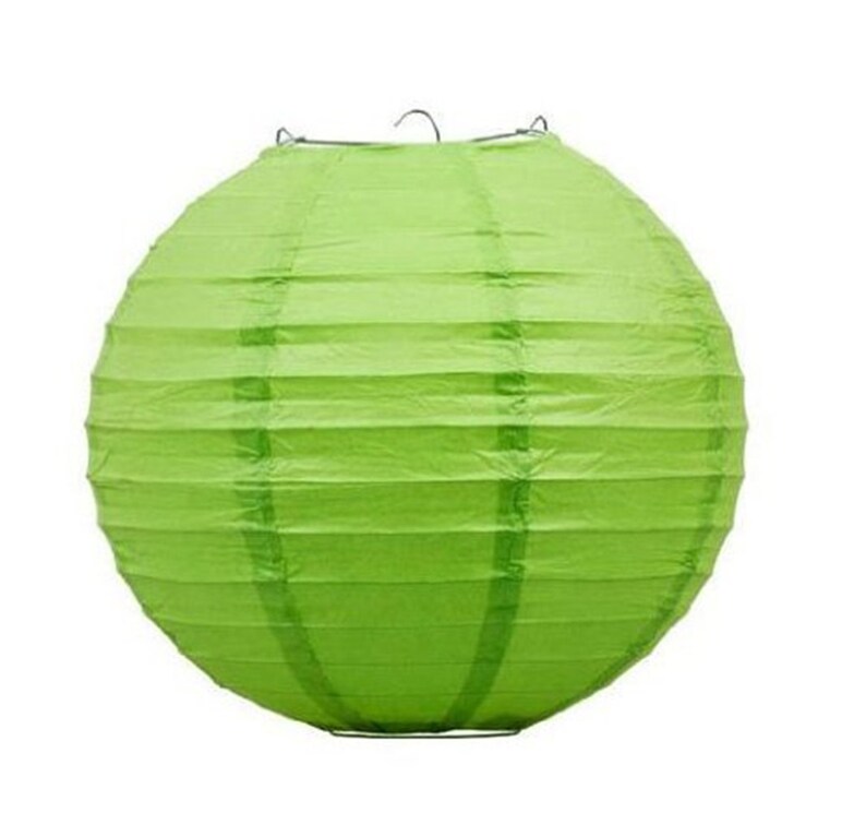 12 Apple Green St Partricks Day Hanging Paper Lanterns Etsy