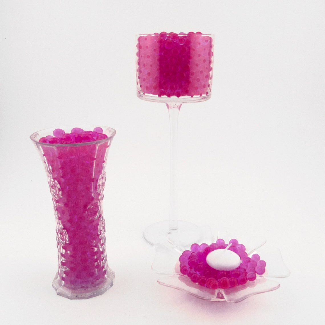 Hot Pink Water Beads Kids science Magic Water Absorbent Pearls Etsy