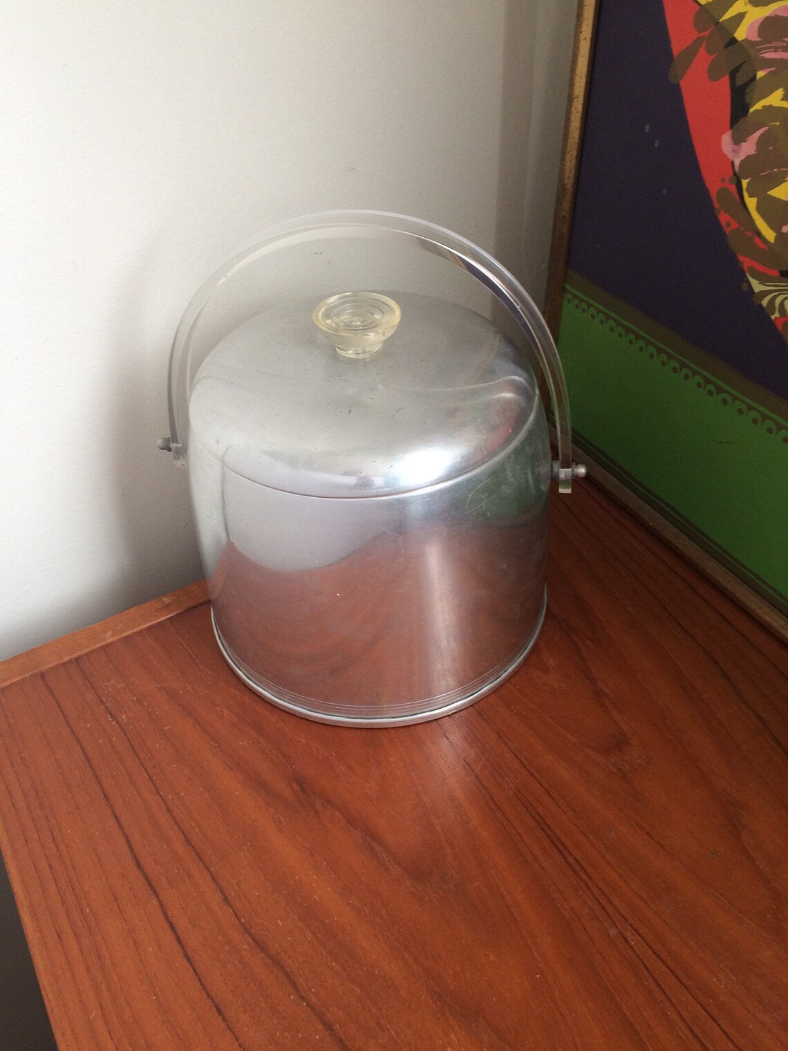 Vintage Kromex Ice Bucket With Lid Etsy