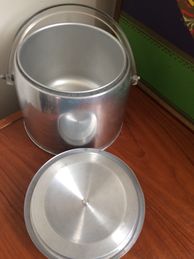 Vintage Kromex Ice Bucket With Lid Etsy