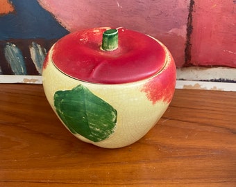 Vintage Hull Blushing Apple Jar