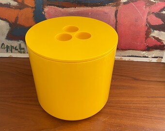 Mid Century Modern Crayonne Yellow Ice Bucket