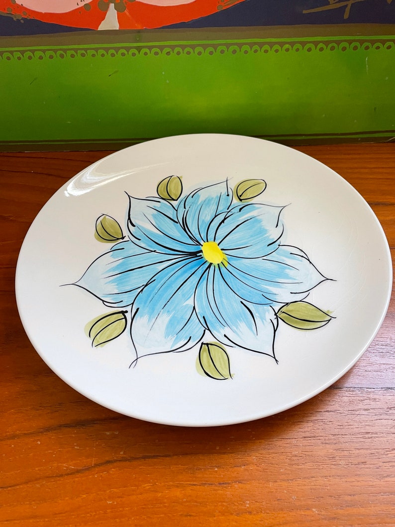 Large Retro Japan Floral Plate image 3