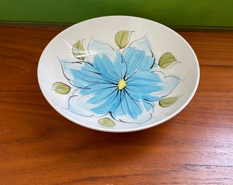 Large Retro Japan Floral Plate