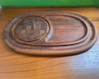 Vintage Dansk Oval Serving Tray