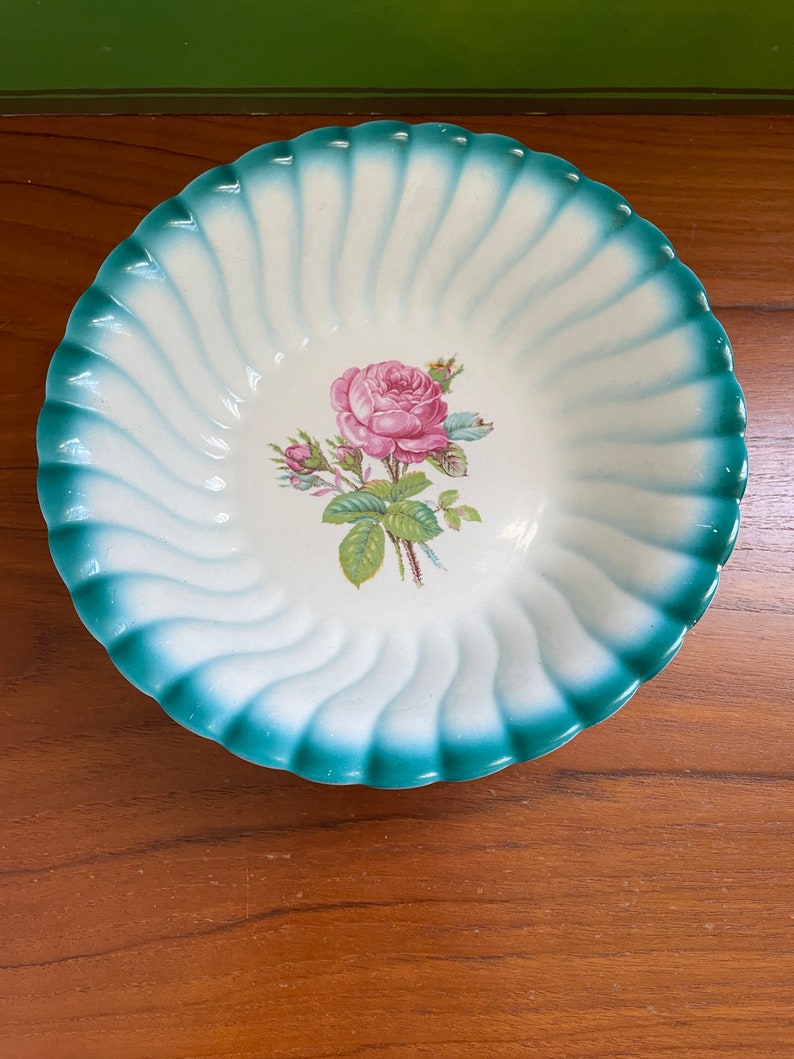 Large Retro Japan Floral Plate image 6