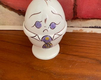 Vintage Gayet Humpty Dumpty Ceramic Egg Cup