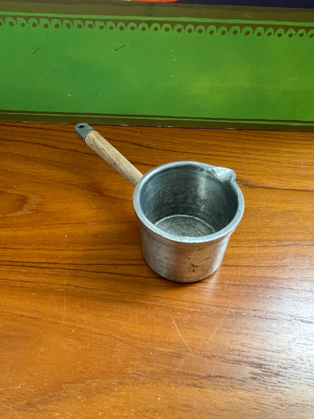 Small Mid Century Metal and Wood Japan Knobler Pot - Etsy Small Mid Century Metal and Wood Japan Knobler Pot - Etsy