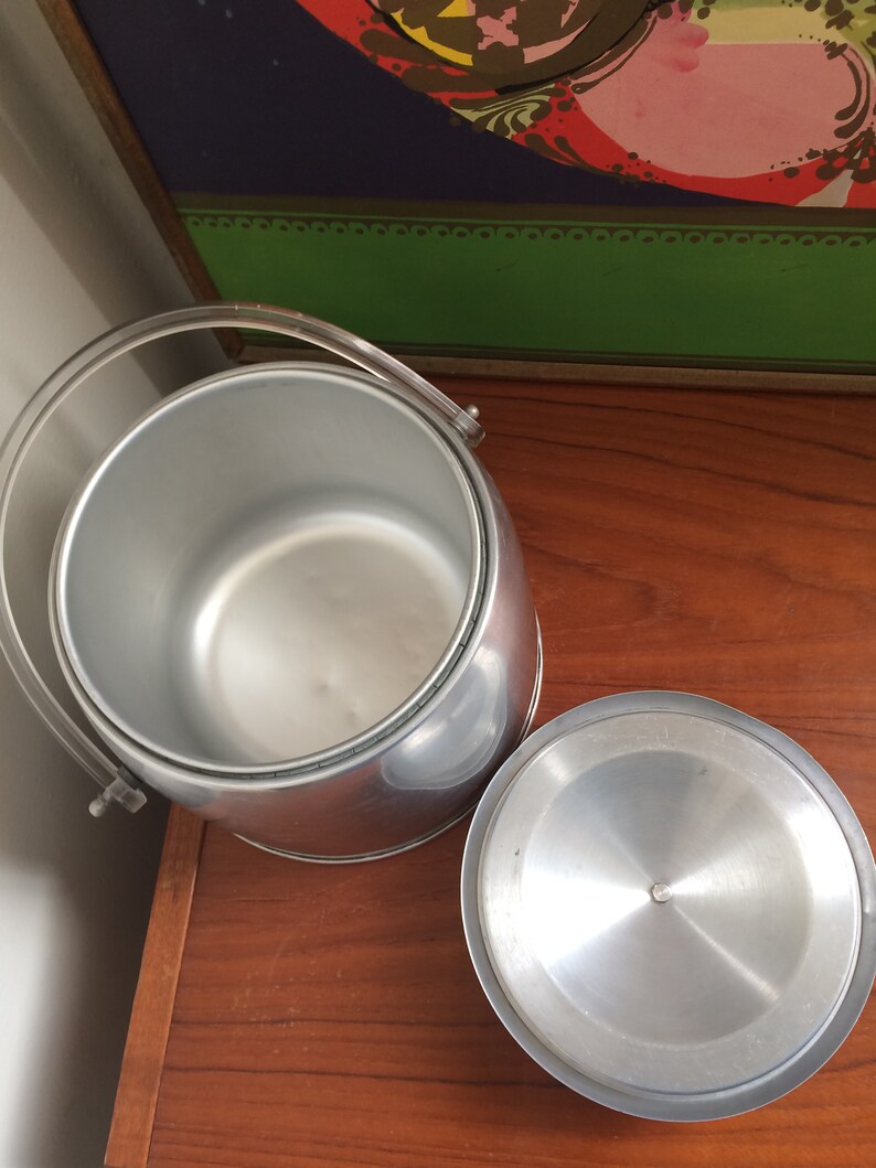 Vintage Kromex Ice Bucket With Lid Etsy