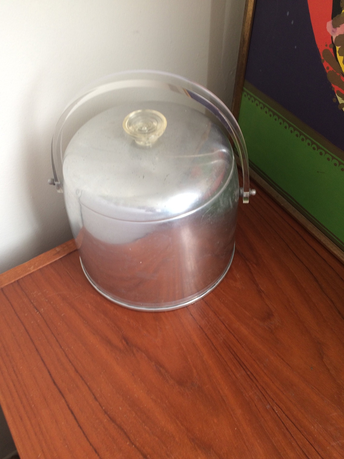 Vintage Kromex Ice Bucket With Lid Etsy