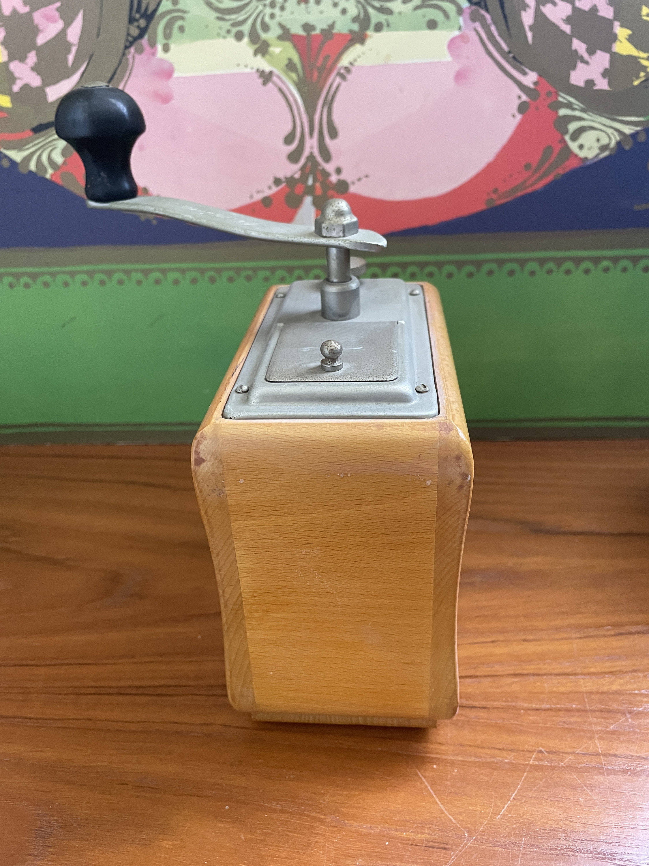 Vintage Zassenhaus Wood and Metal Coffee Grinder - Etsy