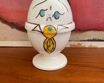Vintage Gayet Humpty Dumpty Ceramic Egg Cup