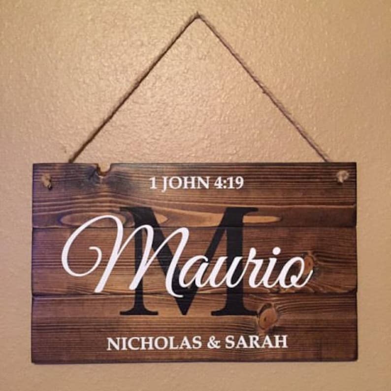 Custom Wood Sign Vinyl Decals Decal Only REQUEST CUSTOM Etsy