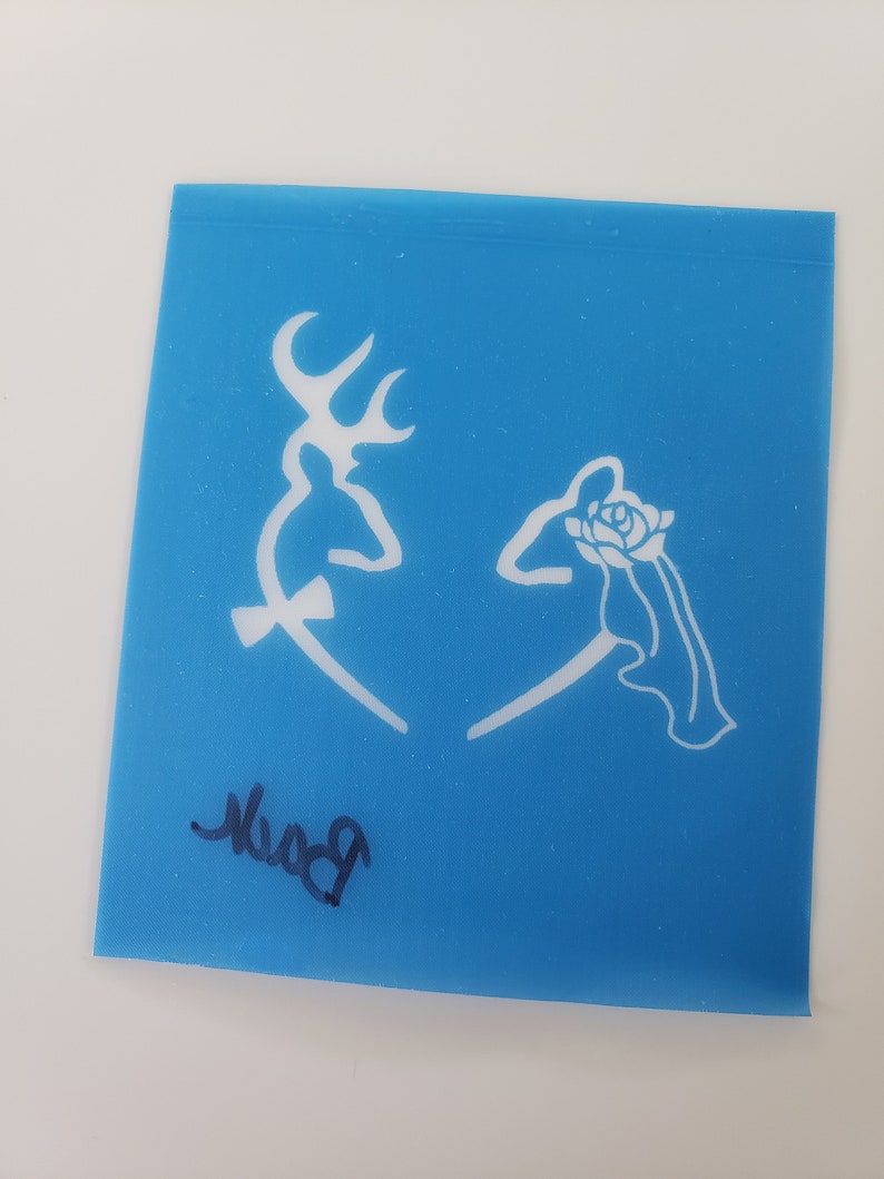 Custom Reusable Glass Etching Stencils Etsy