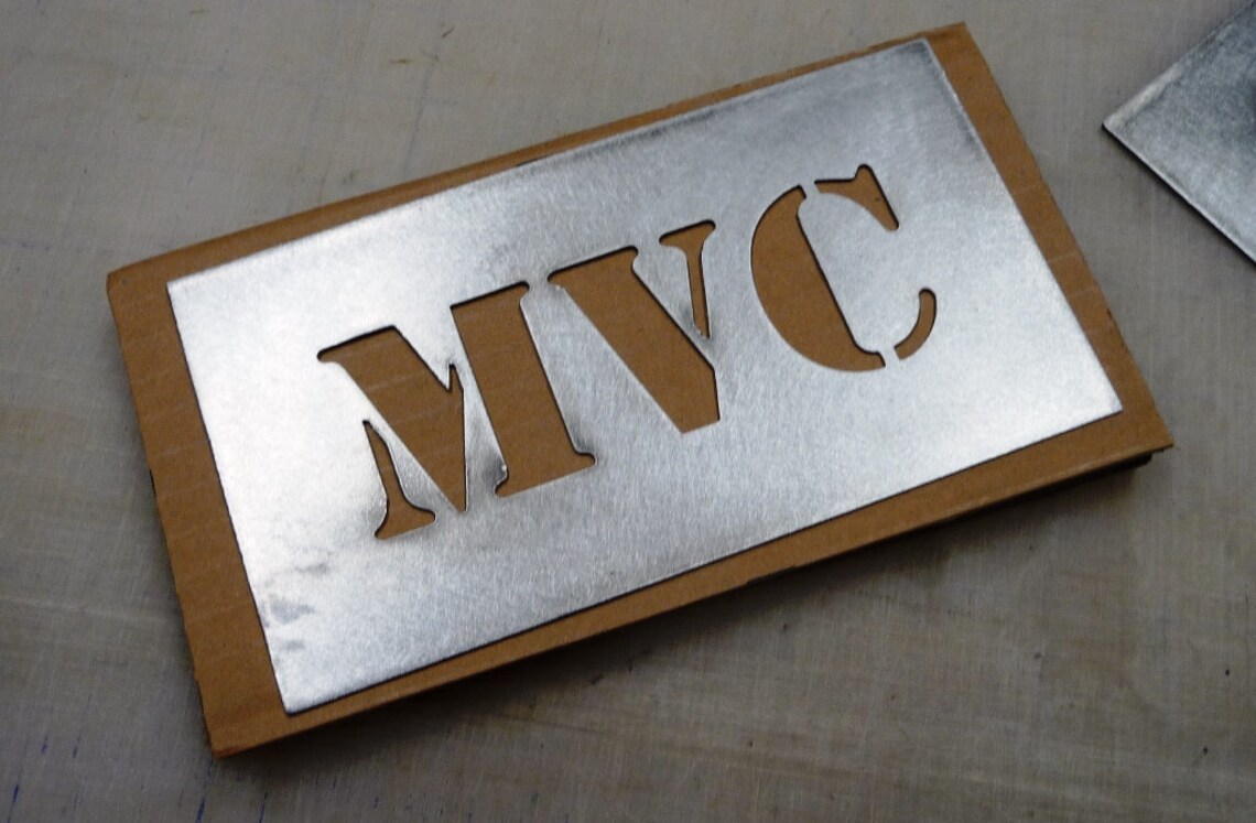 Custom Reusable Metal Spray Painting Stencils Etsy