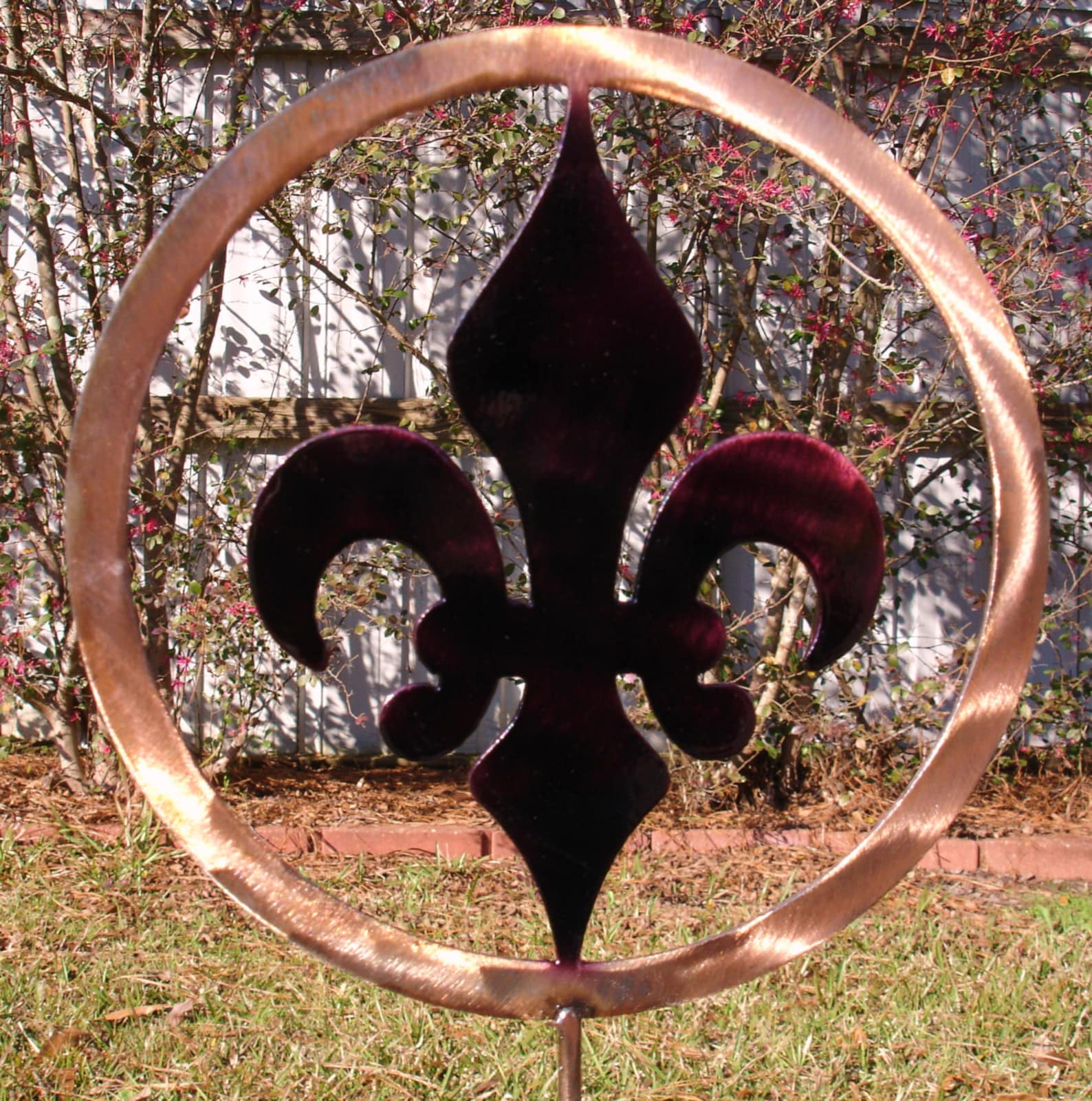 Fleur De Lis Yard Art - Etsy