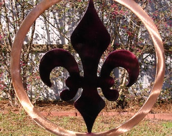 Fleur De Lis Yard Art