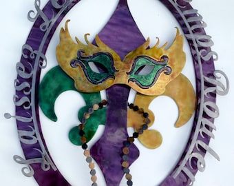 Mardi Gras Plaque