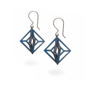 Himmeli Blue - Birch Crystal Earrings