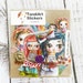 TandiArt Sticker Pack Angel , Stickers Fairy Garden, illustrations, autocollants planificateurs, papillons, cerfs