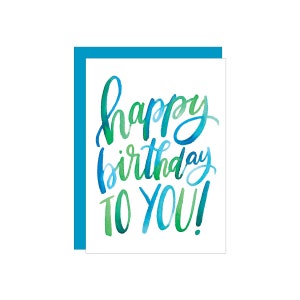 Happy Birthday Greeting Card