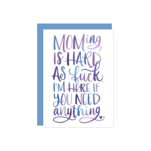 MOMing greeting card