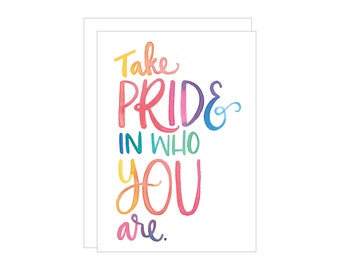 Take Pride greeting card