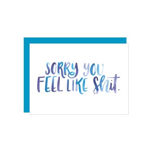 Sorry greeting card