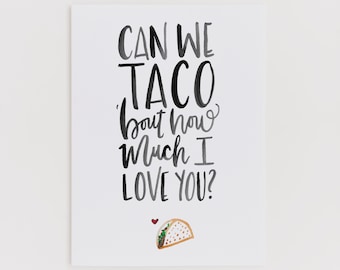 TACO Greeting Card