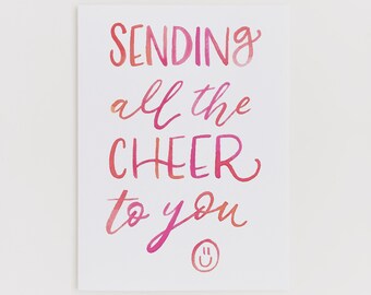 Sending Cheer greeting card