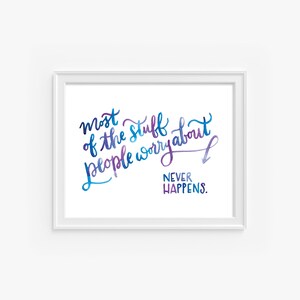 Worry, 8x10 digital print