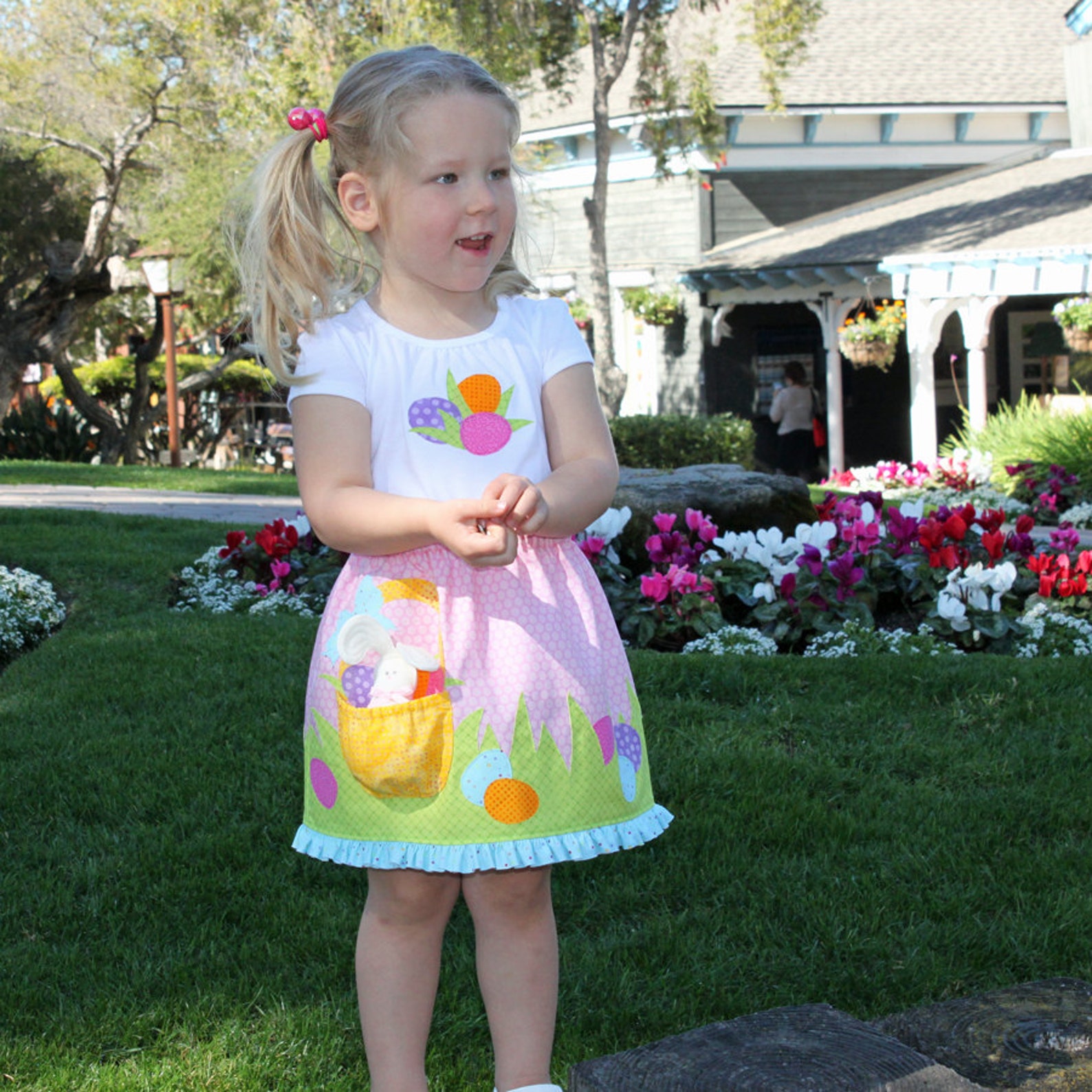 Easter Dress Toddler Girls Pdf Pattern Plush BUNNY SKIRT Etsy