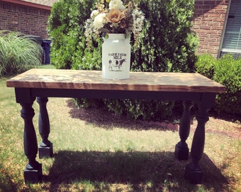 kitchen island dining table small counter height farmhouse table or island etsy kitchen island dining table small counter height farmhouse table or island etsy